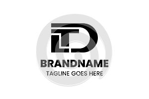 Letters LTD Monogram Logo, for LTD LDT TLD TDL DLT DTL initials