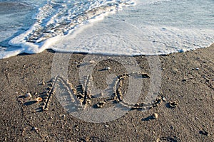 North Carolina sand, beach and water photo