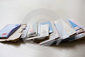 Letters On Tabletop