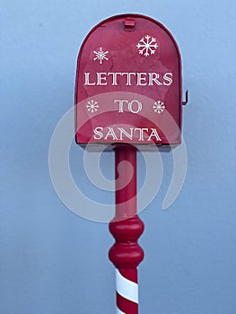 Letters to Santa Clausa mail box