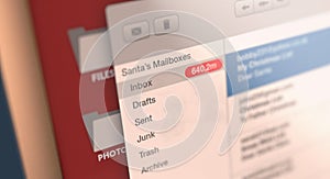 Letters To Santa Email Inbox photo