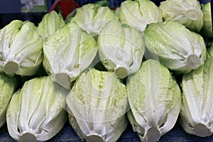 Lettuces in a market