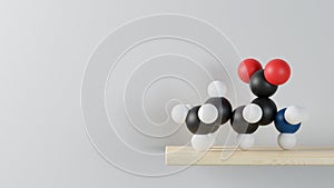 Leucine l-leucine, Leu, L amino acid molecule