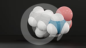 Leucine l-leucine, Leu, L amino acid molecule