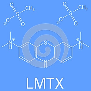 Leuco-methylthioninium LMTX molecule.