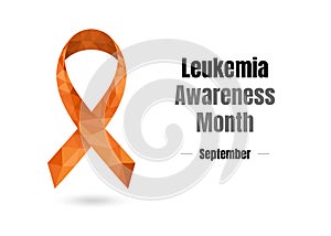 Leukemia Awareness Month awareness ribbon for web