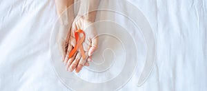 Leukemia, Kidney cancer day, world Multiple Sclerosis, CRPS, Self Injury Awareness month, Orange Ribbon for supporting people