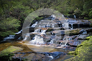 Leura Cascades in the Blue Mountains National Park, Australia