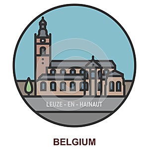 Leuze-En-Hainaut. Cities and towns in Belgium photo