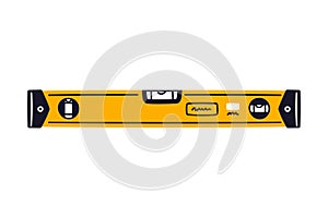 Level Ruler for Measurement as Construction Tool Vector Illustration