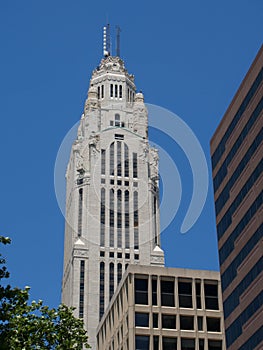 Leveque Tower on a Clear Day