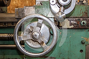 The lever of the turning machine,processing metal