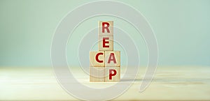 Professional recap summarizes key points and project progress.