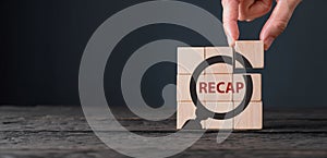 Professional recap summarizes key points and project progress.