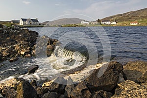 Leverburgh village, Isle of Harris, Outer Hebrides, Scotland photo