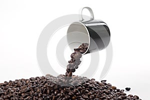 Levitating coffee cup