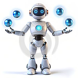 Floating glowing comet with animated tail