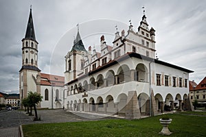 Levoca old Town Hall and Saint James Basilica, Slovakia