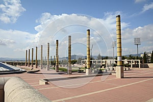 The Lewis Company Olympic Stadium in Barcelona seats 55,000 spectators. Olympic facilities are actively used. Sports and