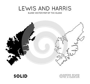 Lewis and Harris map. photo