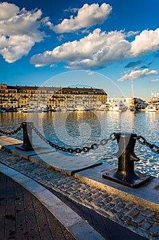 Lewis Wharf, in Boston, Massachusetts.