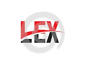 LEX Letter Initial Logo Design