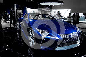 Lexus Concept Car in Blue
