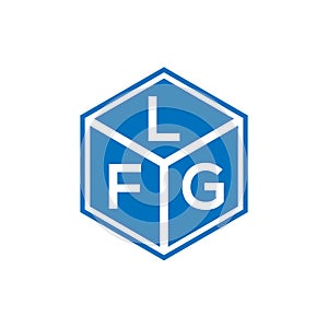 LFG letter logo design on black background. LFG creative initials letter logo concept. LFG letter design