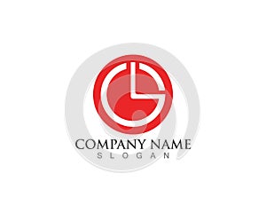 LG Letter Logo Business Template Vector icon photo