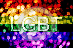 LGBT concept colorful background. photo