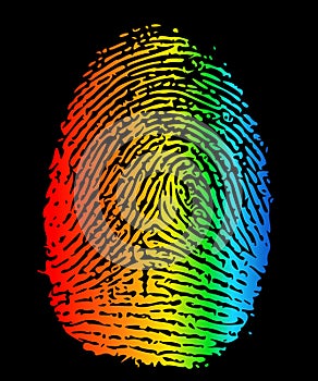 LGBT finger print