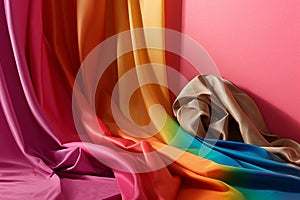 LGBT. Gay Pride. LGBTQ rainbow flag. Truth, minority support, equal rights, solidarity. lesbian gay, bisexual