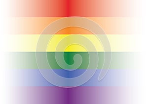 Lgbt gay pride rainbow flag design with fading effect