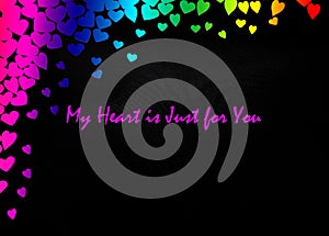 LGBT Valentines Day Card Valentines Day party invitation flyer background