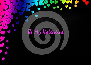 LGBT Valentines Day Card Valentines Day party invitation flyer background