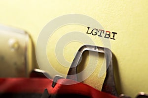 LGBTI concept view