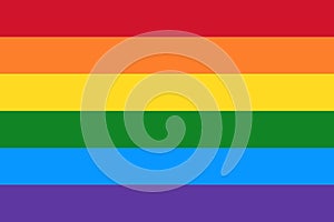 LGBTQ rainbow flag. Pride Flag. Pride month