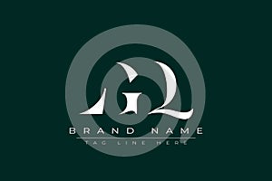 LGQ abstract letter logo design