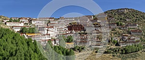 Lhasa former Tibet now China, Ganden Monastery
