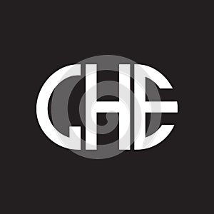 LHE letter logo design on black background. LHE creative initials letter logo concept. LHE letter design photo