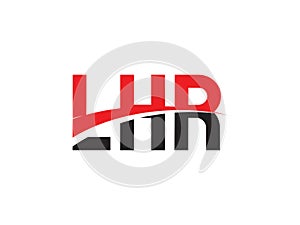 LHR Letter Initial Logo Design photo