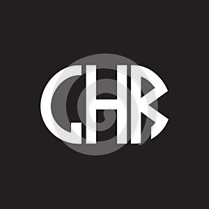 LHR letter logo design on black background. LHR creative initials letter logo concept. LHR letter design photo