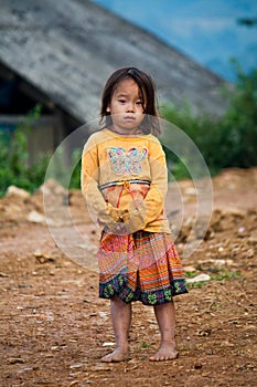 Li child of Sapa, Vietnam