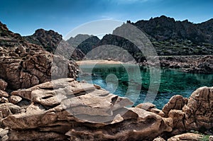 Li Cossi beach Costa Paradiso Sardinia island Italy