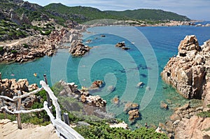 Li Cossi beach Costa Paradiso Sardinia island Italy