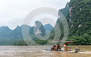 Li river boat trip, China