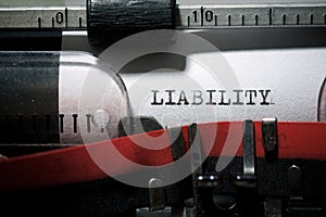 Liability concept view