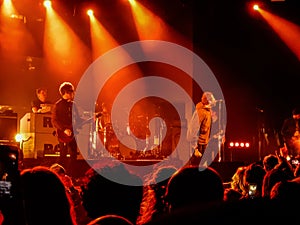 Liam Gallagher performs in concert at Fabrique in Milan, Italy on February 26, 2018.