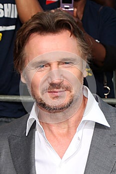Liam Neeson arrives at the