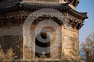A Liao Dynasty pagoda on the outskirts of Beijing, China